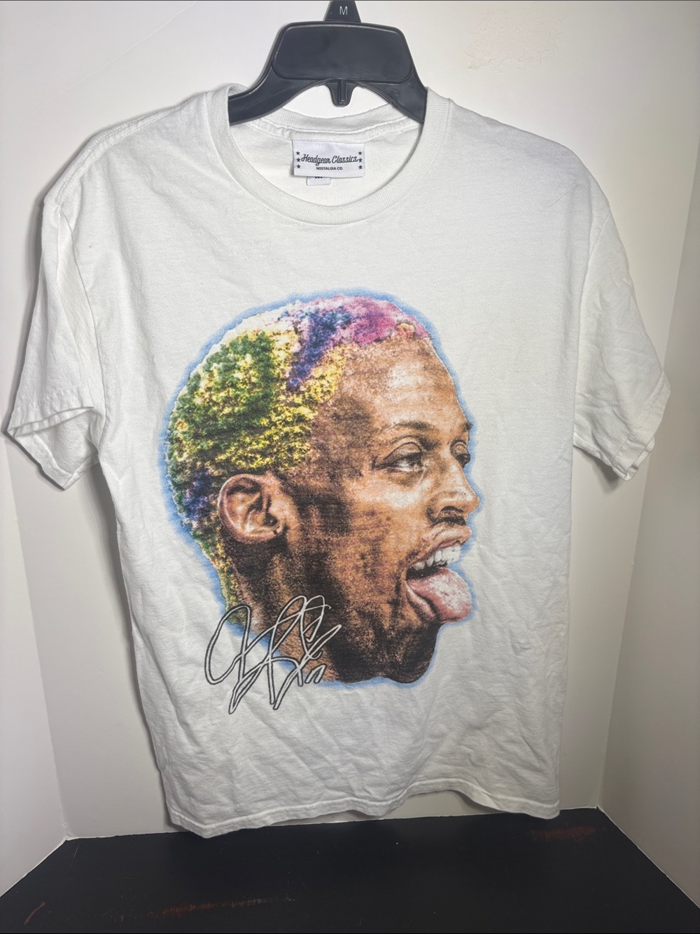 Effn Clothing Dennis Rodman Big Face Signature Tee  Size M